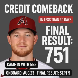 From 555 to 751 in 17 Days — A Real Credit Comeback™