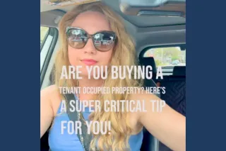 Investor Pro Tip When Buying Tenant-Occupied Properties!