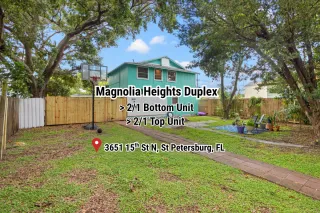 Furnished Duplex in Magnolia Heights Neighborhood of St Petersburg, FL