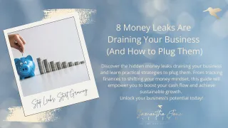 8 Money Leaks Are Draining Your Business (And How to Plug Them)