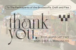Craft and Flea Thank You