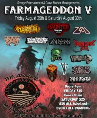 Band Lineup for Farmageddon