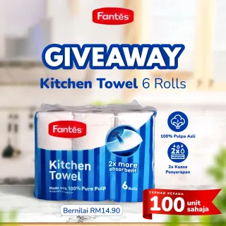 Pemenang - Fantes Kitchen Towel-6 Rolls