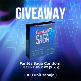 Pemenang - Fantes Saga Condom Ultra Thin 0.02 3 Pieces