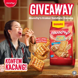 Munchy’s Peanut Sandwich Crackers (230g)