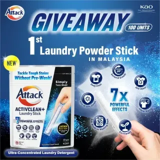 Pemenang -  KAO Attack ActivClean+ Laundry Stick 
