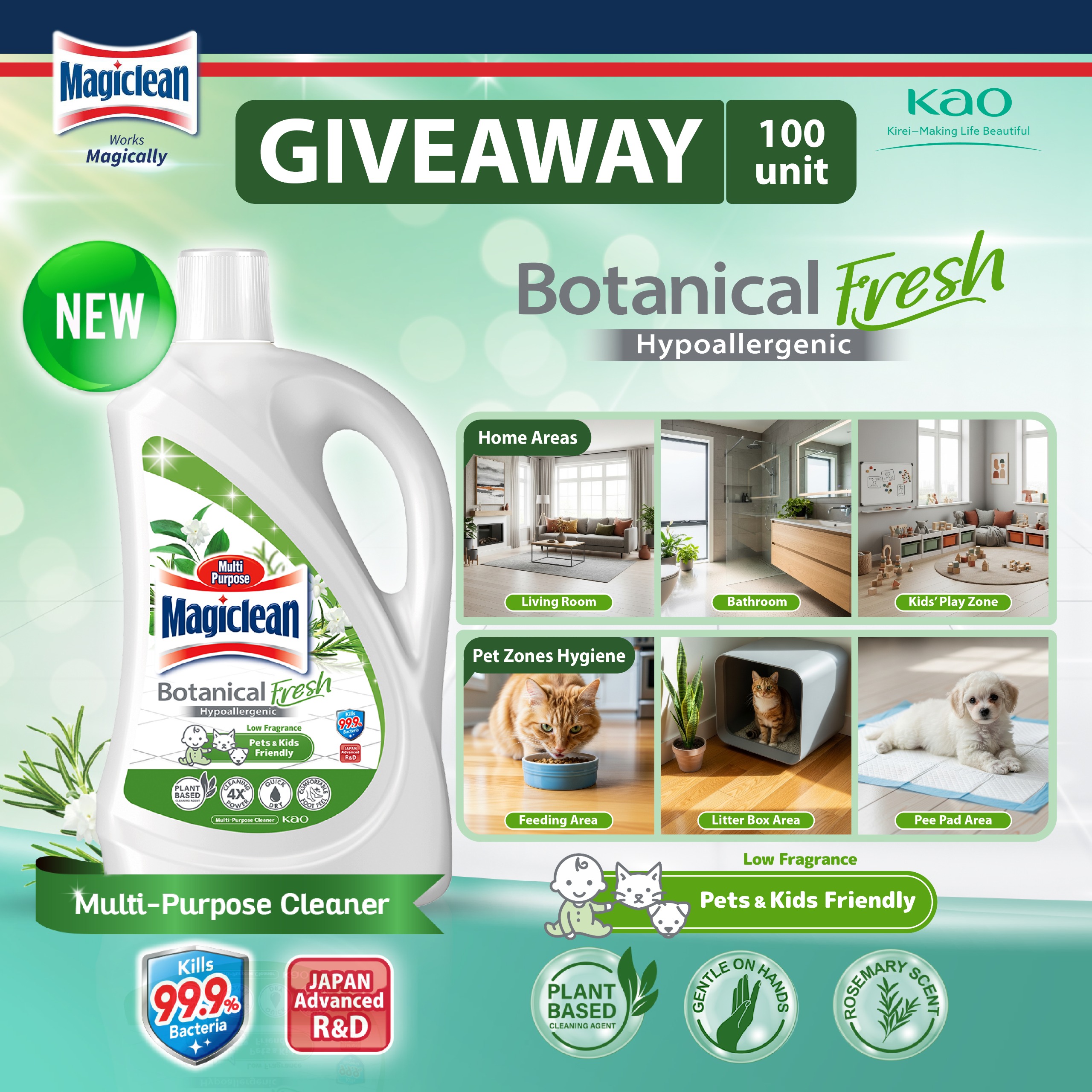 Magiclean Multi-Purpose Cleaner Botanical Fresh