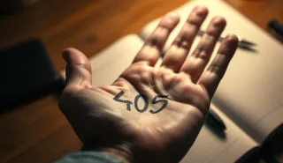 About the number on your hand (what does it say?)