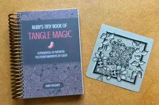 Learn Three Tangles from Ruby's Tiny Book of Tangle Magic