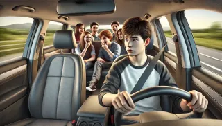 Teens Driving with Friends: A Recipe for Risk