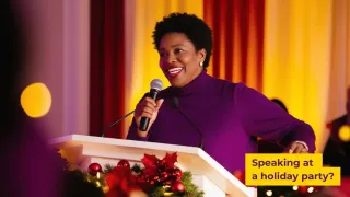Rock the Mic This Holiday Season: 5 Essential Speaking Tips for Hosts