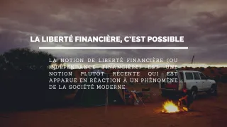Que pouvons-nous faire pour vivre la liberté financière?