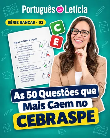 As 50 Questões que Mais Caem no CEBRASPE