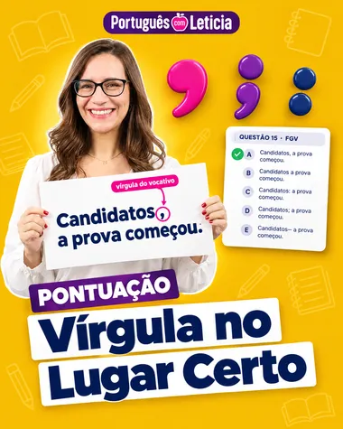 Pontuação: Vírgula no Lugar Certo
