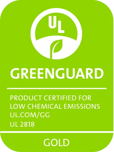 GREENGUARD Gold certified