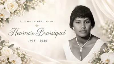 Affiche commémorative paysage 16:9 de Heureuse Boursiquot
