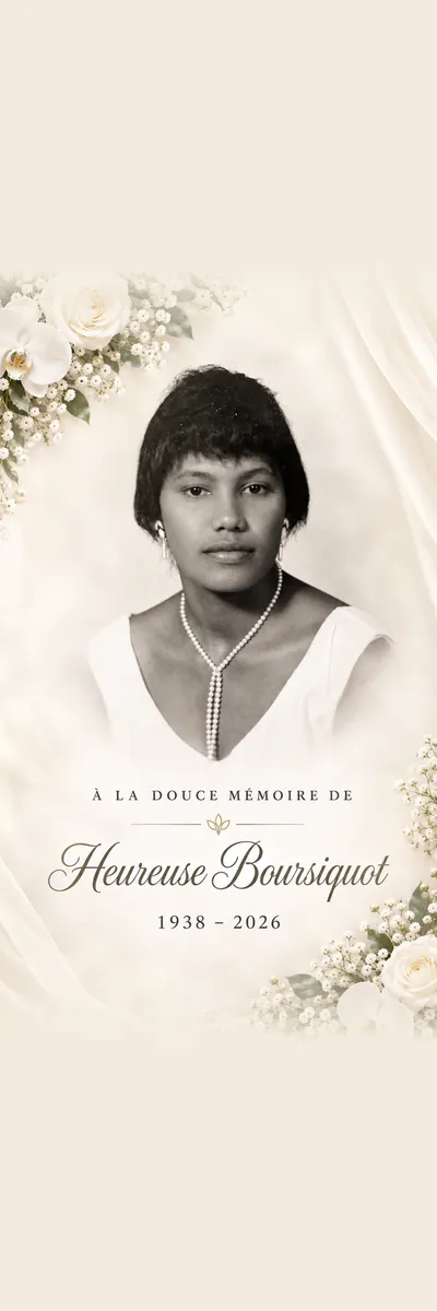 Format commémoratif Signet 2 × 6 po de Heureuse Boursiquot