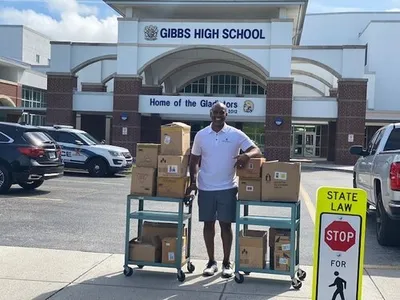 KMD89 2021 Back to School Supply Drop, photo 2 of 4