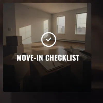 Move-In Checklist