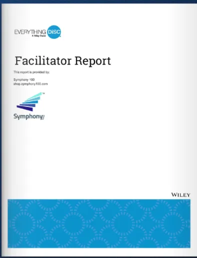 Everything DiSC® Facilitator Report cover