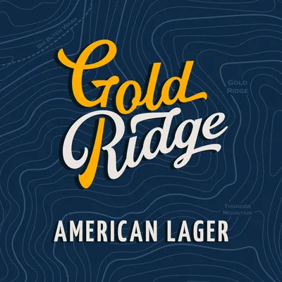 A glass of Gold Ridge American lager