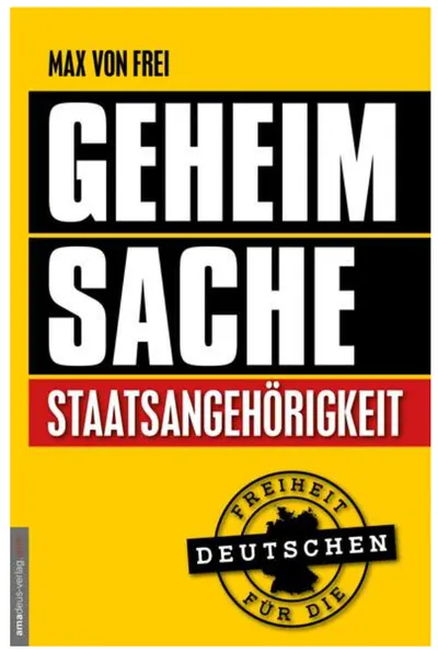 Buchdeckel: Geheimsache Staatsangehörigkeit