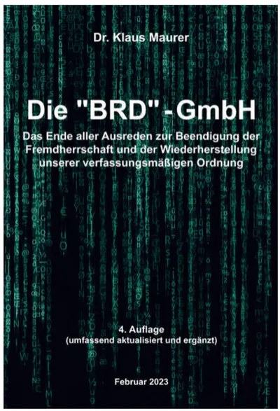 Buchdeckel: Die „BRD“-GmbH