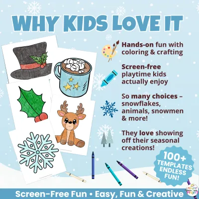 100  Winter Templates Winter Coloring Pages Winter Theme Activity