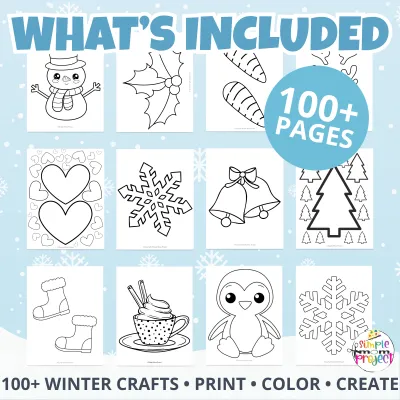 100  Winter Templates Winter Coloring Pages Winter Theme Activity