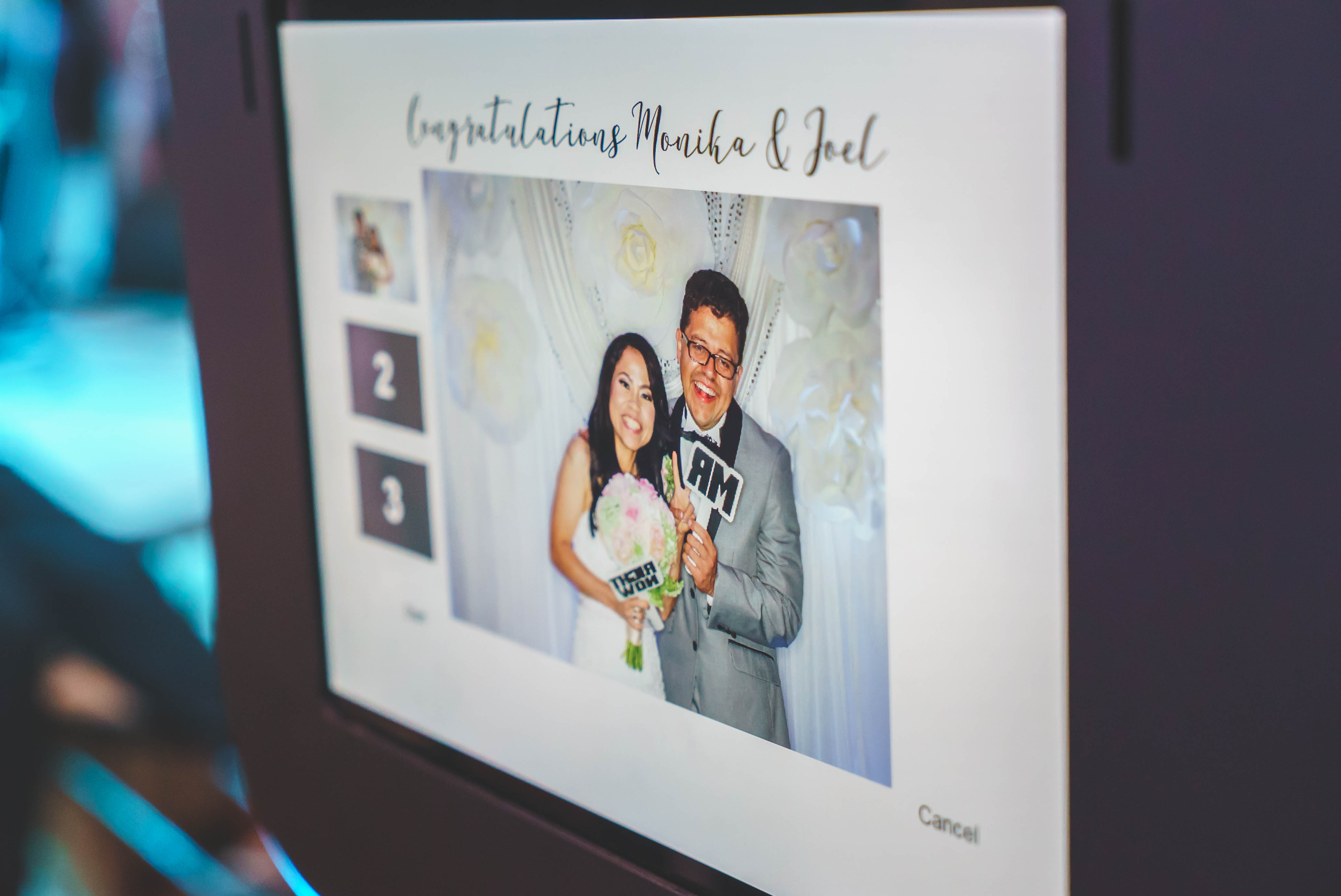 Photo booth at event