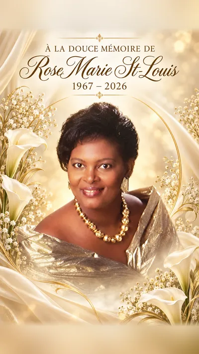 Affiche format Story 9:16 de Rose Marie St-Louis