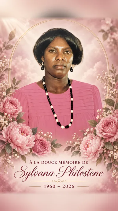 Affiche format Story 9:16 de Sylvana Philostène