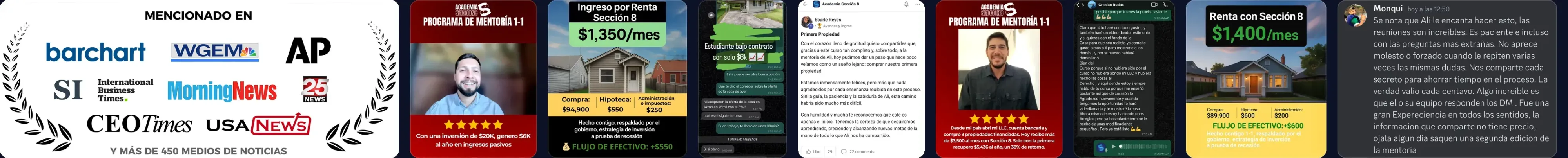 Capturas de depositos y cierres de estudiantes
