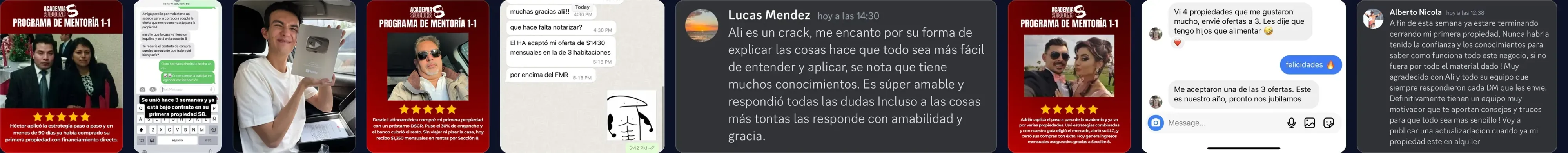Mas capturas de resultados de estudiantes
