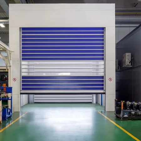 Puerta rápida industrial EFA-STR Flex — modelo BIM EFAFLEX