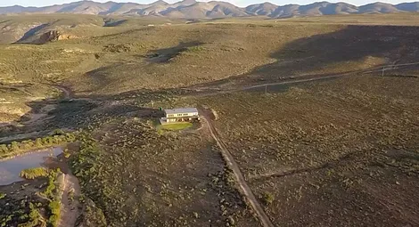 Wide mountain landscape at the retreat