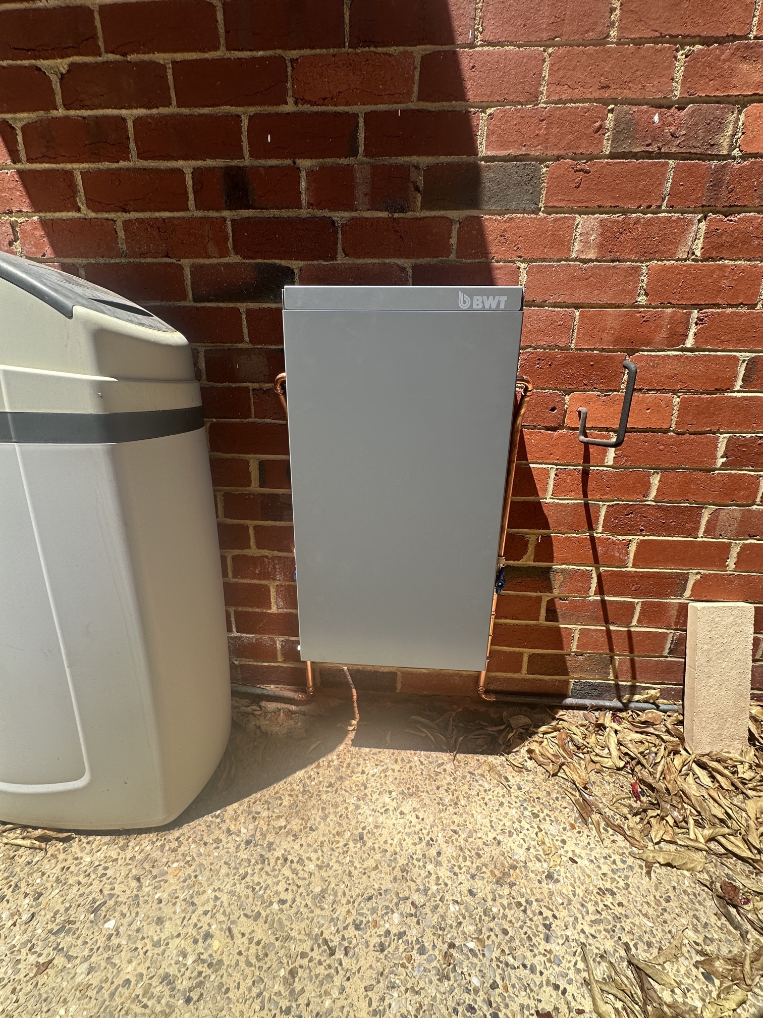 Whole house water filter install