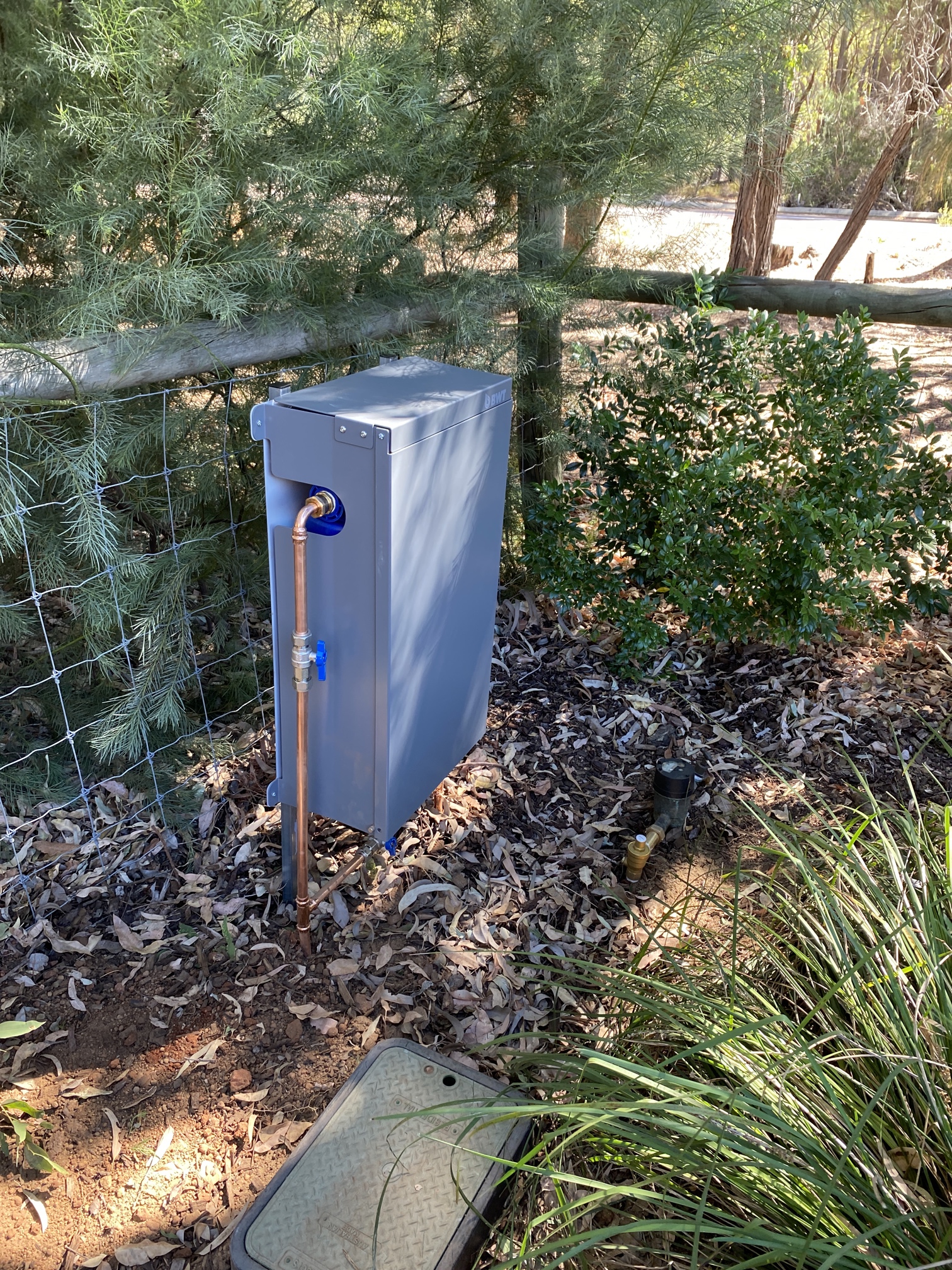 Whole house water filter install