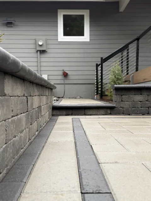 Terrascapes masonry patio post