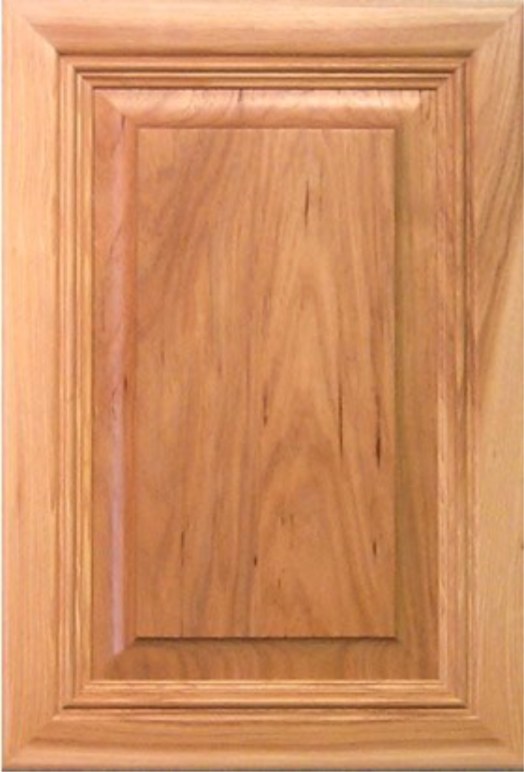 Malibu in Hickory cabinet door style