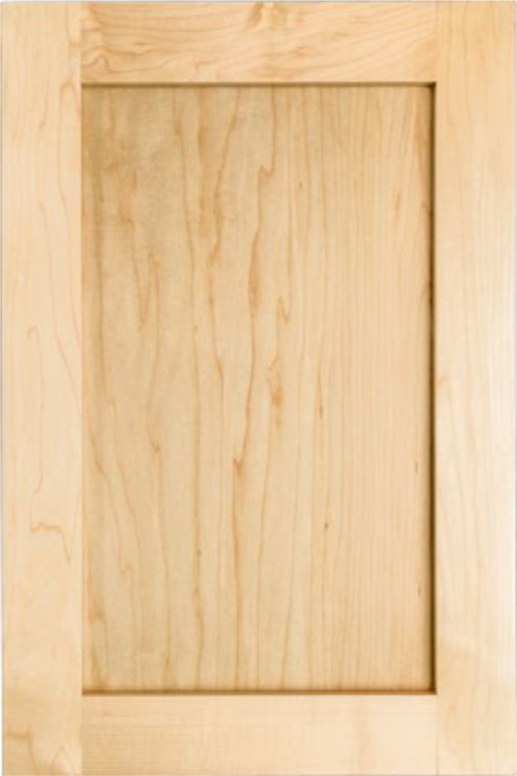Shaker in Maple cabinet door style