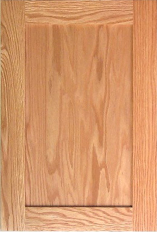 Shallow Shaker in Oak cabinet door style