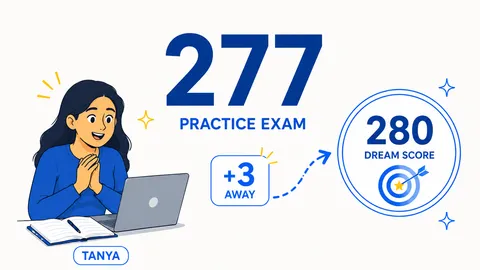 Tanya's score progress