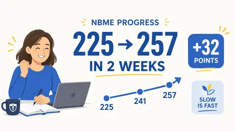 Gabby's score progress