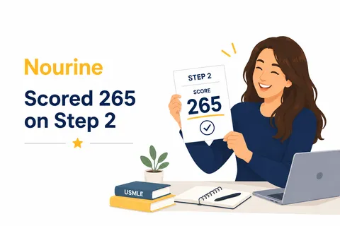 Nourine's score progress
