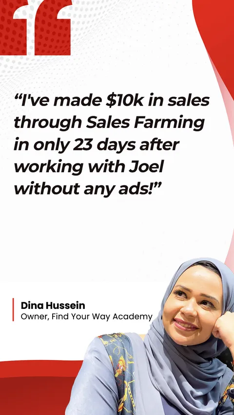 Dina Hussein, Owner, Find Your Way Academy: &ldquo;I've made $10k in sales in only 23 days&rdquo;