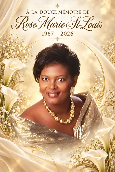 Portrait de Rose Marie St-Louis