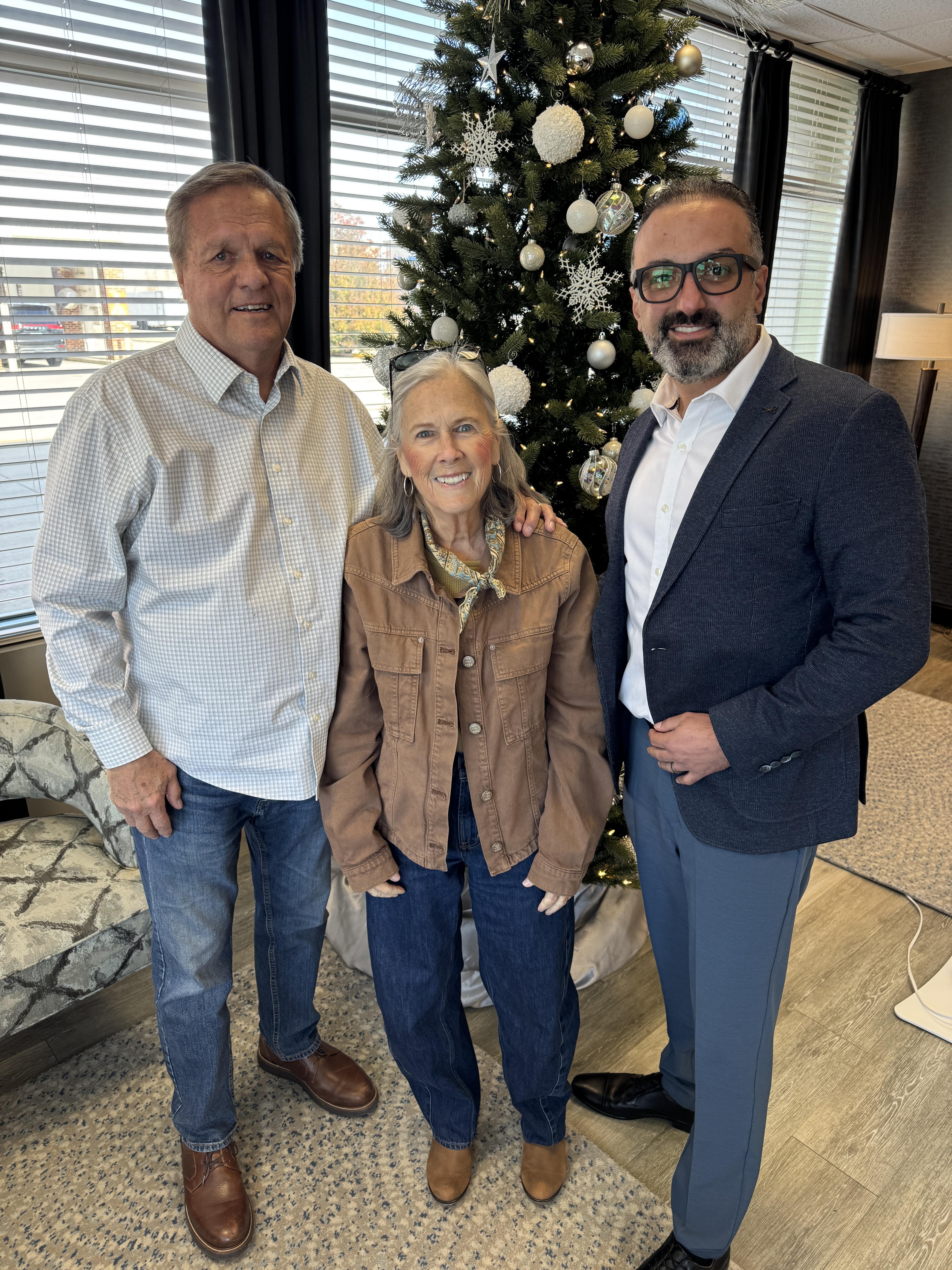 PJ Zaji with clients