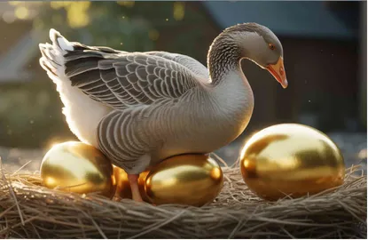 A goose that lays golden eggs