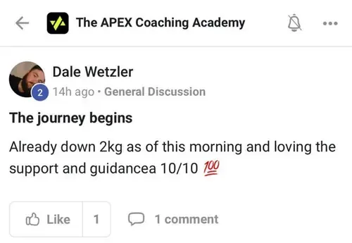 Client message